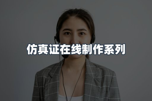 仿真证在线制作系列